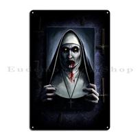Mergelė demonė Valak Metalinė plokštė Plakatas Dekoracija Svetainė Individualus Vintažinis Namų Skardinis ženklas Plakatas 30x40cm(11.8x15.7inch)