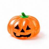 Novelty Halloween Pumpkin Maltose Stress Ball Squishy Soft Glitter Slow Rebound Fidget Sensory Toy Stress Relief Hand Squeeze orange