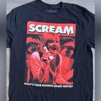 Scream Horror Movie Scary Movie 90s Unisex T shirt Classic Style KH15758 Unisex T-Shirt L brown