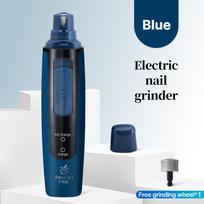 Fenice Pet Professional Electric Nail Grinder Suitable for Puppies, Cats, Large dogs, Home Beauticians use,Free Grinding Wheel mėlyna