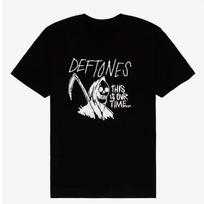 DEFTONES Grim Reaper Black Official Band T-Shirt XXL 2X NEW XL gray