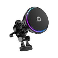 Xiaomi ice Cooling Magnetic Wireless Car Charger Stand for iPhone 16 15 14 13 12 Pro Max MacSafe Car Phone Holder Fast Charging Station juoda