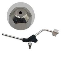 Heat Resistant Steam Tube Set Milk Frothing Pipe for Espresso Machines Provide Performances High Use Environments gray