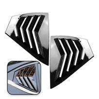 1 Pair Side Vent Rear Window Scoop Louver Cover Trim Fit for Nissan Sentra 2024 gray