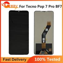 LCD Screen and Digitizer Full Assembly For Tecno Pop 7 Pro BF7 BF7h gray