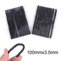 20X bekamerės padangos pradurtos padangos remonto rinkinys, juostelės prijunkite automobilio dviratį 100mm*3.5mm juoda
