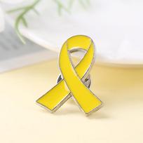 Rožinės juostelės krūties vėžio emalio sagė Saugumo ženkleliai visuomeninės naudos renginiams Juostelės sagė Meilės skatinimo sagė 5pcs geltona