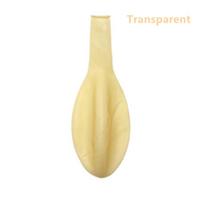 18 colių dideli vienspalviai latekso balionai, ryškus atspindintis paviršius, pastorintas keturių kampų apvalus Transparent beige