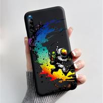 Dėklas Sony Xperia L4 L 4 XQ-AD52 XQ-AD51 Telefonui Dėklas Prabangus Mados Drugeliai Gėlės Dažytas Juodas Silikoninis Minkštas Galinis Dangtelis Sony Xperia L4