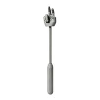 Stainless Steel Teacher Point Stick Glow-in-the-dark Retractable Finger Reader Stick  School Office