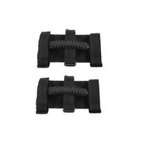 2Pcs Car Roof Handle Rope Grab Handles Grip Handle Fit For Jeep Wrangler CJ YJ TJ JK JL 1955-2020 For Jeep Gladiator JT black