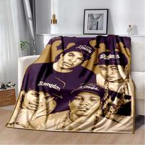 Chris Brown Collage Print Fleece Blanket, Cozy Throw Blanket for Home, Travel, Office, Gift Idea 130cm x 150cm