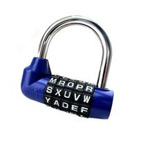 Saugus 5 raidžių derinio spynos su kodiniu užraktu keičiamas kelioninis slaptažodžio užraktas Rarelock blue