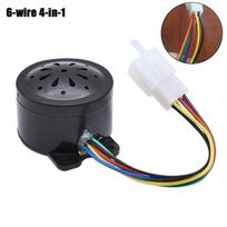 Bike Accessories E-bike  Buzzer Horn Tricycle Horn Reversing Voice Horn Anti-theft Reversing Voice 4in1