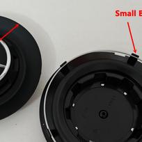 A0004001100 147mm/90mm Aliuminio Automobilio Emblema Ratlankio Centrinis Dangtelis Atskiras C190 AMG GT/GTS C63 E53 G63 Quantity 1pcs