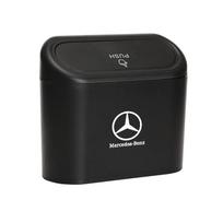 Aukštos kokybės nešiojama automobilio šiukšliadėžė Automobilio smulkių daiktų laikymo dėžutė Mercedes Benz W124 GLA GLC ML GLB GLK GLE GLS G63 GLC43 G350d black