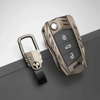 Automobilio rakto dėklo dangtelis, skirtas Volkswagen VW Golf 7 Gti Mk7 R Touran Skoda Octavia 3 Superb Karoq Kodiaq Seat Leon Mk3 Ateca Priedai gray