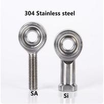 1PCS 304 Stainless steel 5mm 6mm 8mm 10mm12mm 16 18 20  22 25mm Male Female SA SI T/K Ball Joint Metric Threaded Rod End Bearing Left Thread