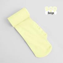 Girls' White Long Tube Dance Socks: Autumn Thin, Silk Anti-Hook Pantyhose S (Height 90-110cm) smėlis