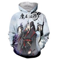 MO DAO ZU SHI Funny New Fashion Long Sleeves 3D Print Zipper/Hoodies/Sweatshirts/Jacket/Men/women hoodies XL gray