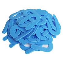 A25F-Plastic U-Shaped Horseshoe For Tile Spacers(400Pcs), 1/16-Inch For Floor For Tile Leveling System Installation mėlyna