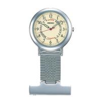 Seiko laikrodis Slaugytojo laikrodis SVFQ003 su smeigtuku, paprastas pulso matavimas, kvarcinis, Lumibrite ciferblatas, nerūdijančio plieno, kreminis ciferblatas beige