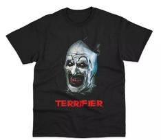 Unisex shirt Cotton Oversize Large Size Terrifier Movie Horror Unisex Short Sleeve T-shirt, size S-5XL XXXXL gray