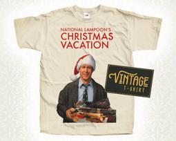 National Lampoon's Christmas Vacation V1 Marškinėliai Vintage Natūralios spalvos Vyriški Marškinėliai DTG Skaitmeninė Spauda DYDŽIAI S M L XL 2XL 3XL 4XL 5XL M white