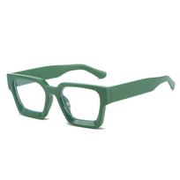 Retro Optical Glasses Men's Glasses Frames Anti Blue Light Blocking Women GlassesTrendy Customize Prescripted Glasses 55302 žalia