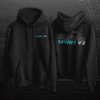 For CFMoto V3 Sport (CF250T-3) fans - Motorcycle hoodie-Casual Pullover Sweatshirt XXXL black