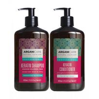 Arganicare Keratin   Argan Oil Protein Perfume Shampoo 400ml + Hair Conditioner 400ml none black