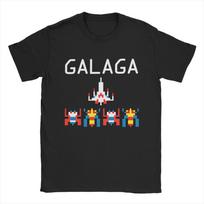 Varlė ARCADE Space Invaders Žaidimas Vyriški marškinėliai Unikalūs marškinėliai Trumpomis rankovėmis Apvalia kaklo iškirpte 100% medvilnės 6XL Drabužiai 3XL white