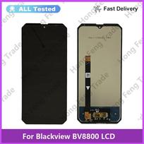 Pilnas LCD ekrano ir lietimui jautraus stiklo surinkimas, skirtas Blackview BV8800 gray