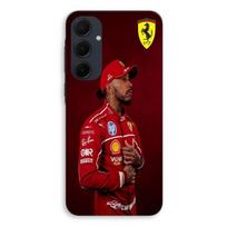 Case for Samsung galaxy A35 Lewis Hamilton Official Ferrari Wallpaper Maniacase