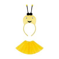 Ladybugs/Bees/Ant Dressing Up Costume Cosplay Antenna Headband Tutus Birthday Halloween Christmas Fancy Party Outfit black