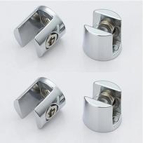 4 vnt. Stiklo laikiklis Stiklo dengtos atramos Cinko lydinio chromuota apdaila Lentynos laikiklis Atramos laikikliai Spaustuvai 6-8 mm / 8-10 mm / 10-12 mm 5-8mm