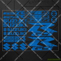 AAGK1 Suzuki Gsr Lipdukai Motociklo Lipdukas Decal Gsr 600 750 Lipdukai mėlyna