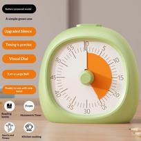 1 Pcs Useful Plastic Visual Timer Silent 60 Minute Study Timer Focus Aid Digital Clock Kids Study orange