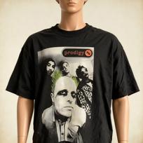 Vintage 1997 The Prodigy Fat of The Land Black  T Reprint Unisex shirt Cotton Oversize Large Size L black
