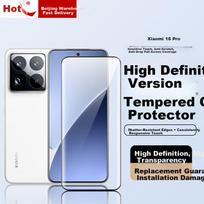 Baoluo Compatible with Xiaomi 15 Pro Tempered Glass Screen Protector Curved Full-Screen HD Anti-Fingerprint Glass Film for Xiaomi 15 Pro