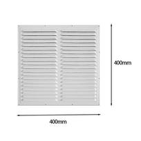 Aluminum Alloy Air Vent Grille Heating Cooling Vents Plate Exhaust Outlet Ventilation Cover 100/150/200/250/300/400mm Metal