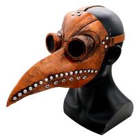 Helovino maro gydytojo latekso kaukė maskaradas ilga nosis snapas paukštis varna cosplay steampunk KTY