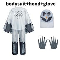 99 Nights In The Forest Owl Onesie With Polyester Material For Cosplay And Themed Events 140cm gray