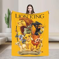 Simba Liūtas Karalius Antklodės Užvalkalas Anime Flanelės Mesti Antklodės Lovos Patalynė Sofos Nešiojami Minkšti Šilti Lovatiesės 75x90cm