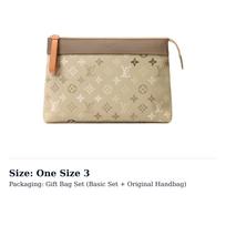 LOUIS VUITTON Pochette Voyage Souple Monogram Surplus Coated Canvas Toiletry Bag Men's Sand M29427 One Size 4