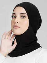 Musulmoniška turbano kepuraitė Pilnas dengimas Islamo kepuraitės Pošalio vidinė dalis Moteriška hidžabo kepuraitė Skara Ilgas skarų apvyniojimas Kaklui Galvai Kepurė Bonetas beige