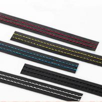 1/2M Automobilio PU Odos Apdailos Juostelė Daugiaspalvė DIY Nerta Dekoratyvinė Linija Durų Prietaisų Skydelio Lipdukas Universalūs Automobilio Interjero Aksesuarai 1M black