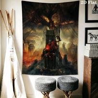 Elden Ring Wall Hanging Printed Fabric Blanket Decorative Tapestries for Bedroom Living Room Home Decor 100cm x 150cm
