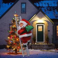 Climbing Ladder Christmas Doll Singing up and Down with Music Party Decor Kids Gifts balta