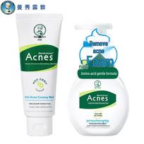 Mentholatum Acnes Cleanser & Foam Set blue